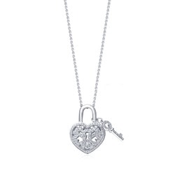 18K White Gold Pendant