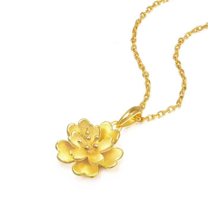 Solid Gold Pendant | Chow Sang Sang Jewellery | Essence | 83686P - 4