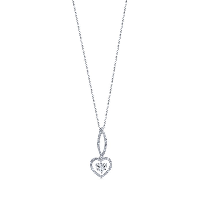 18K白色黄金 吊墜 | 周生生珠寶 | 83703P - 1