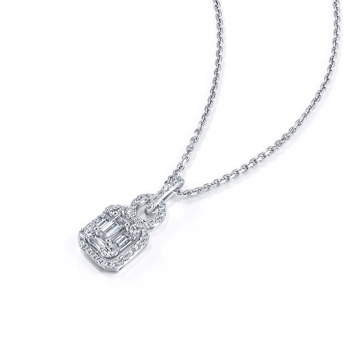 18K白色黄金 吊墜 | 周生生珠寶 | Happy Floret 「幸福花語」 | 84095P - 2