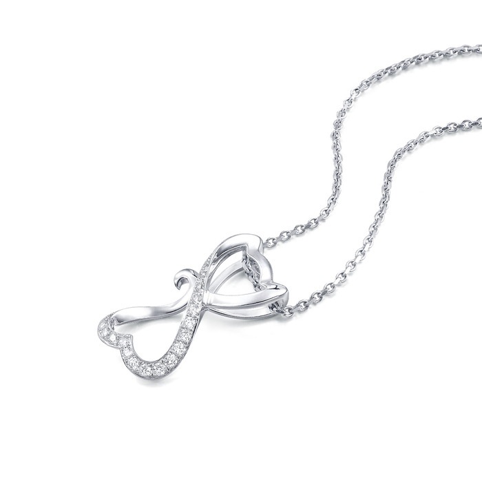 18K白色黄金 吊墜 | 周生生珠寶 | 84490P - 4