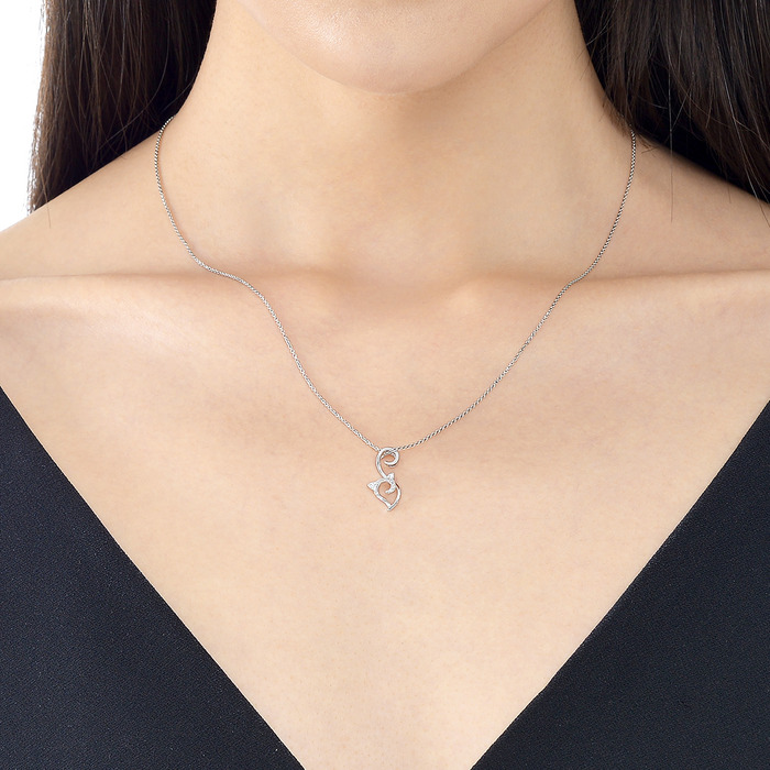 18K白色黄金 吊墜 | 周生生珠寶 | 84806P - 2