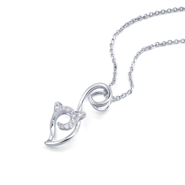 18K白色黄金 吊墜 | 周生生珠寶 | 84806P - 4