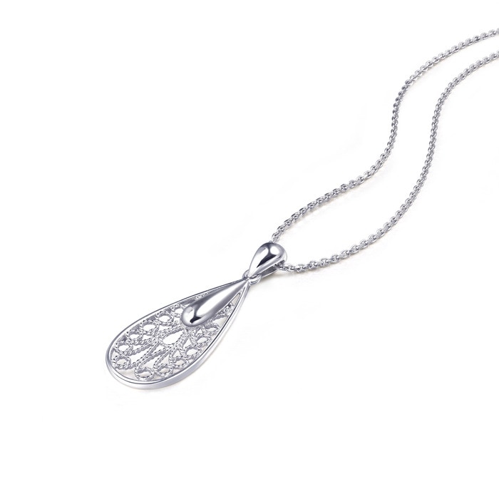 950 Platinum Pendant | Chow Sang Sang Jewellery | Lace | 85021P - 5