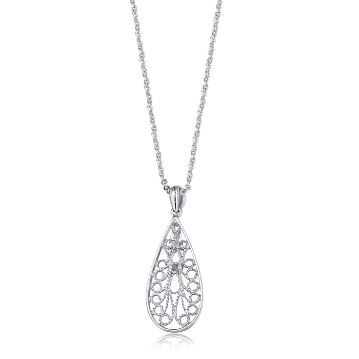 950 Platinum Pendant | Chow Sang Sang Jewellery | Lace | 85021P - 6