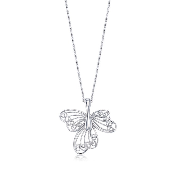 Lace Lace Collection 950 Platinum Pendant 85093P Chow Sang Sang