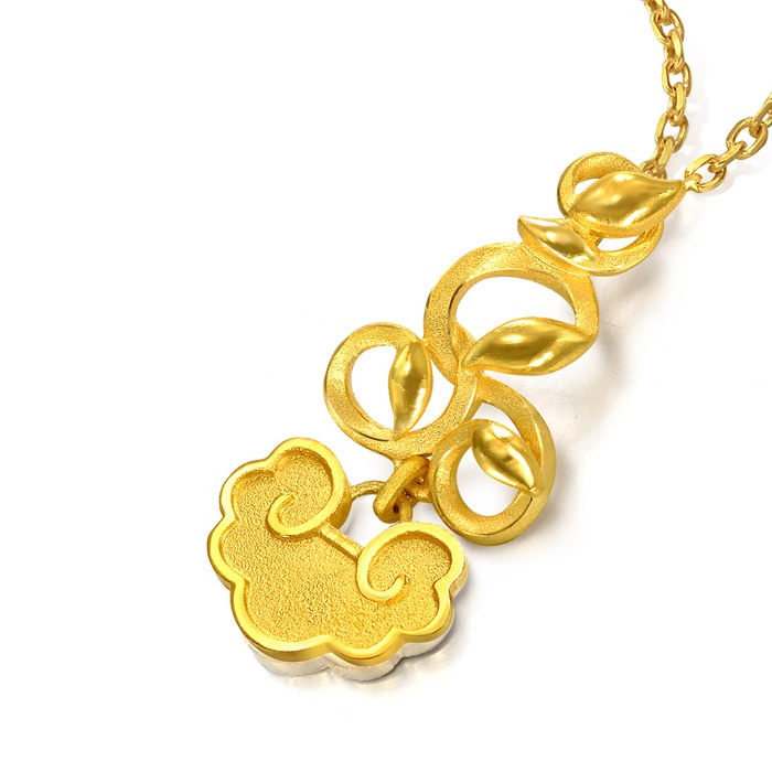 Solid Gold Pendant | Chow Sang Sang Jewellery | Daily Luxe | 85655P - 4