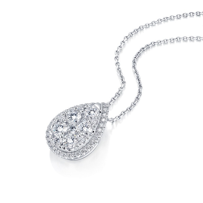 18K白色黄金 吊墜 | 周生生珠寶 | Diamond Symphony「鑽之頌」 | 85751P - 4