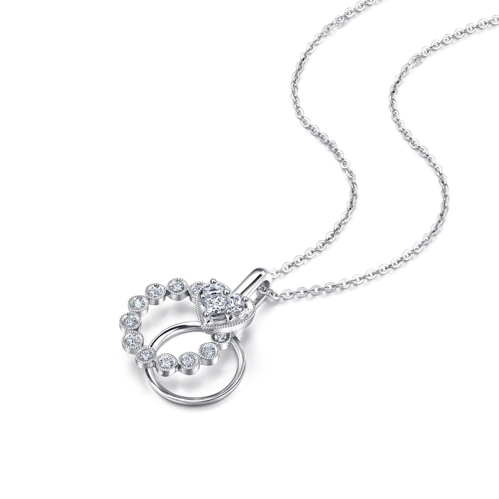 18K白色黄金 吊墜 | 周生生珠寶 | 85846P - 4