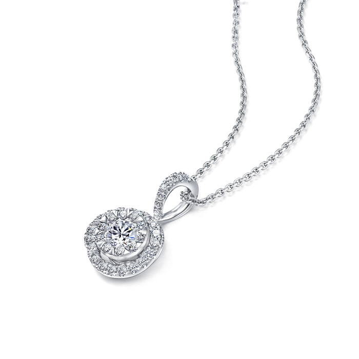 18K白色黄金 吊墜 | 周生生珠寶 | 86161P - 2