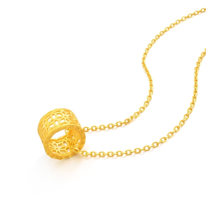 Solid Gold Pendant | Chow Sang Sang Jewellery | Cultural Blessings | 86297P - 4