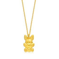 'New Year & Chinese Zodiac' 999.9 Gold Rabbit Pendant