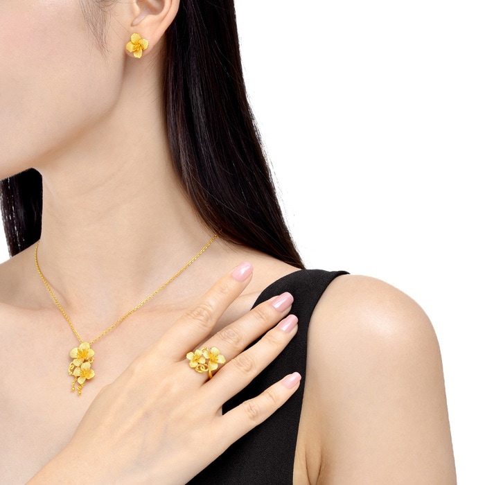 999.9黃金 吊墜 | 周生生珠寶 | 生生有囍 | 86594P - 3