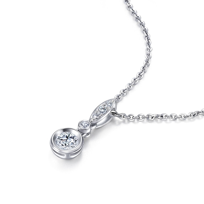 18K白色黄金 吊墜 | 周生生珠寶 | 87150P - 4