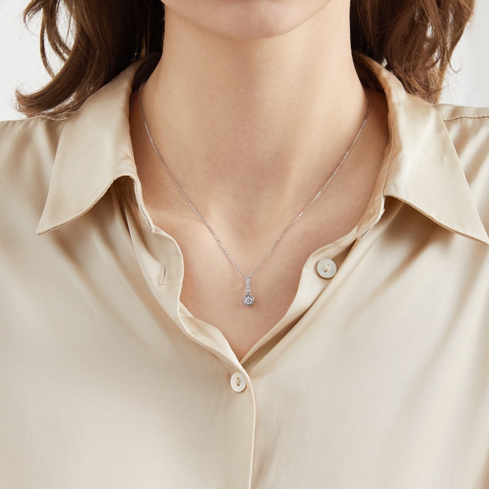 18K白色黄金 吊墜 | 周生生珠寶 | 87150P - 2