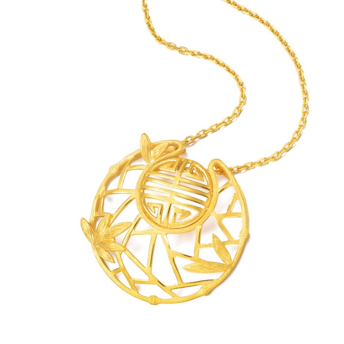 Solid Gold Pendant | Chow Sang Sang Jewellery | Daily Luxe | 87520P - 6