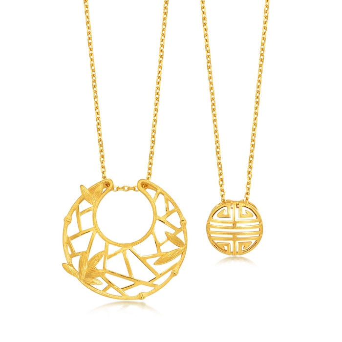Solid Gold Pendant | Chow Sang Sang Jewellery | Daily Luxe | 87520P - 3