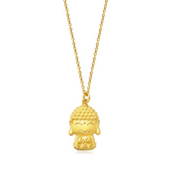 Chinese Gifting Collection 'Birthday' 999.9 Gold Pendant