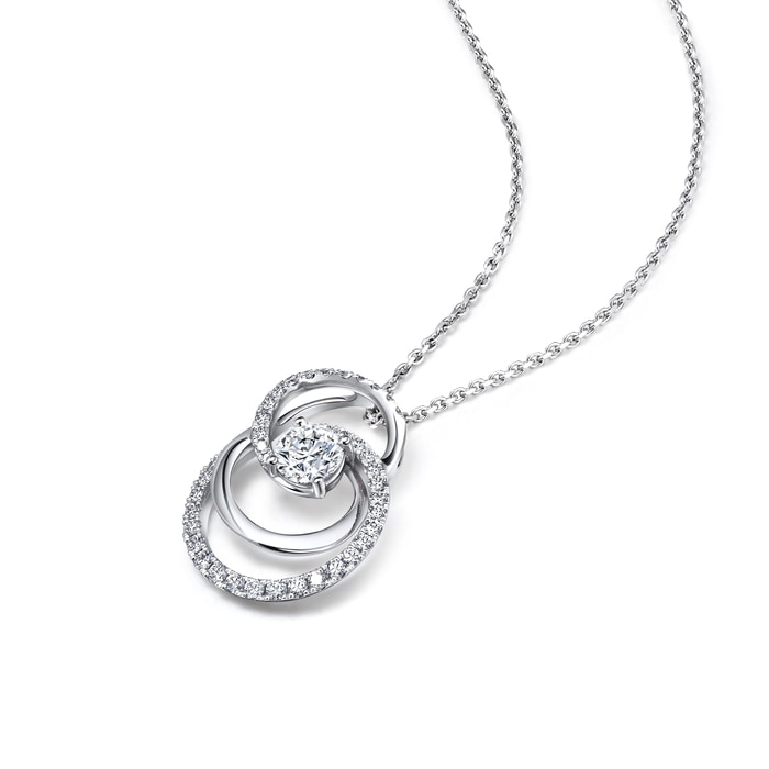 18K白色黄金 吊墜 | 周生生珠寶 | 88787P - 4