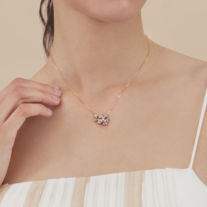 18K Multi-coloured Gold Pendant | Chow Sang Sang Jewellery | 88838P - 2