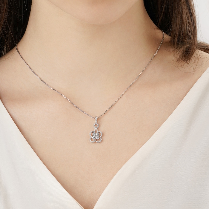 18K白色黄金 吊墜 | 周生生珠寶 | 88968P - 2