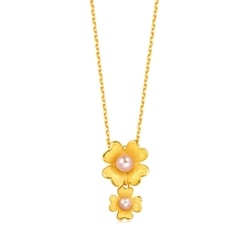 'Floral' 999.9 Gold Pendant
