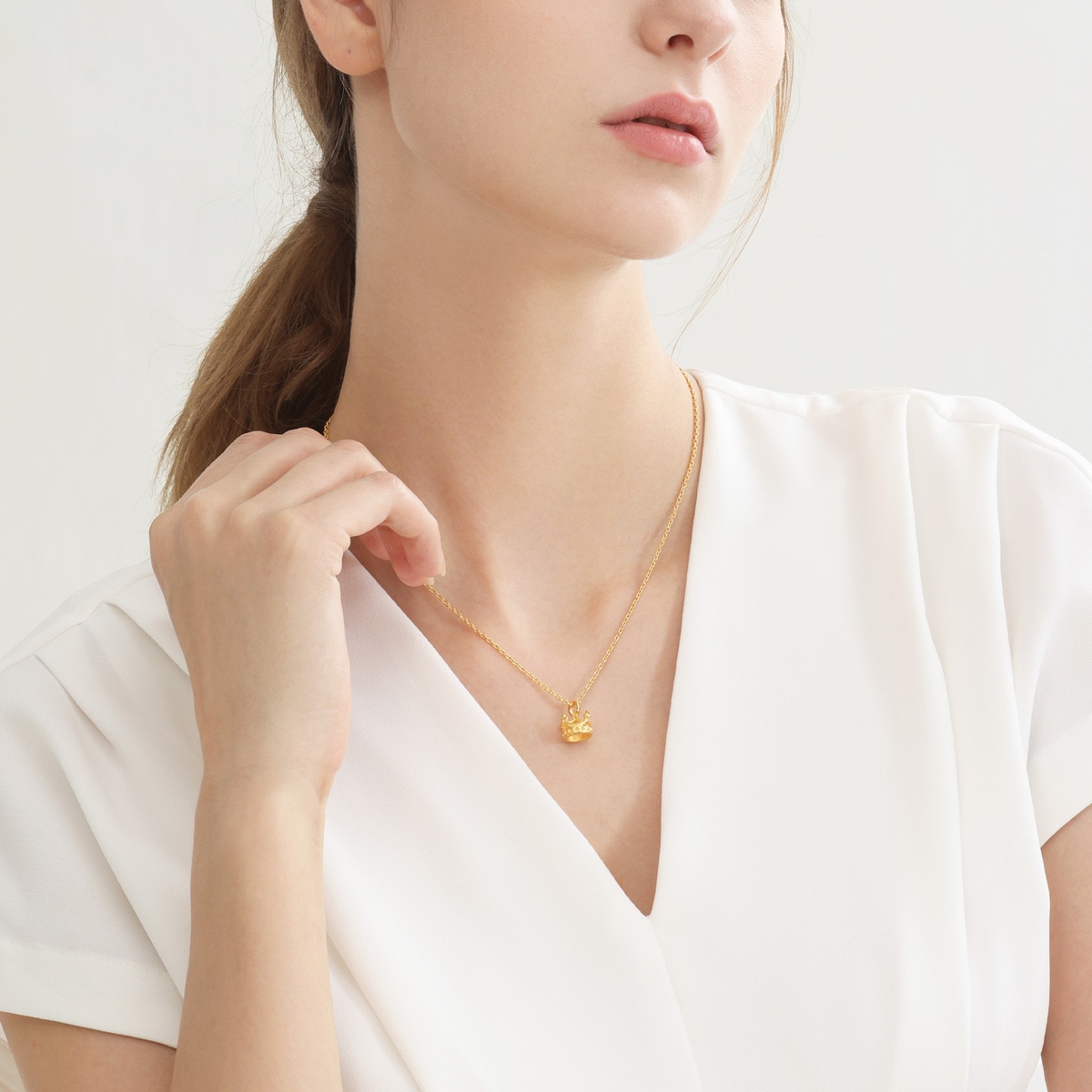 999.9 Gold Pendant | 89030P(1 cm/~0.073 tael) | Chow Sang