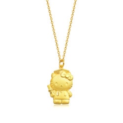 Hello Kitty 999.9 Gold Academic Cap Pendant