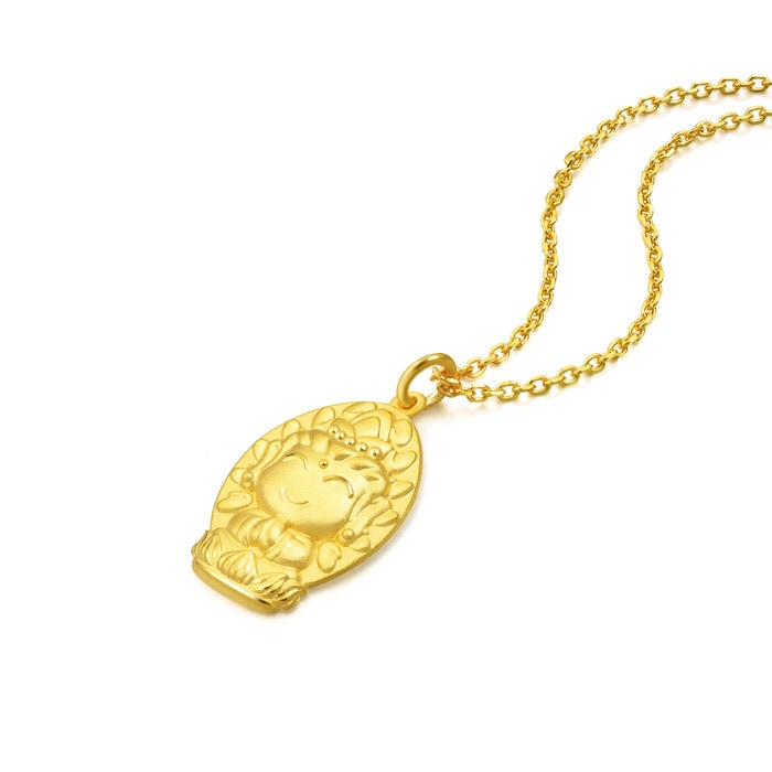 Solid Gold Pendant | Chow Sang Sang Jewellery | Cultural Blessings | 89230P - 4