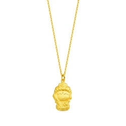 'Fate with Buddha' 999.9 Gold Keen Awareness Buddha (Rabbit) Pendant