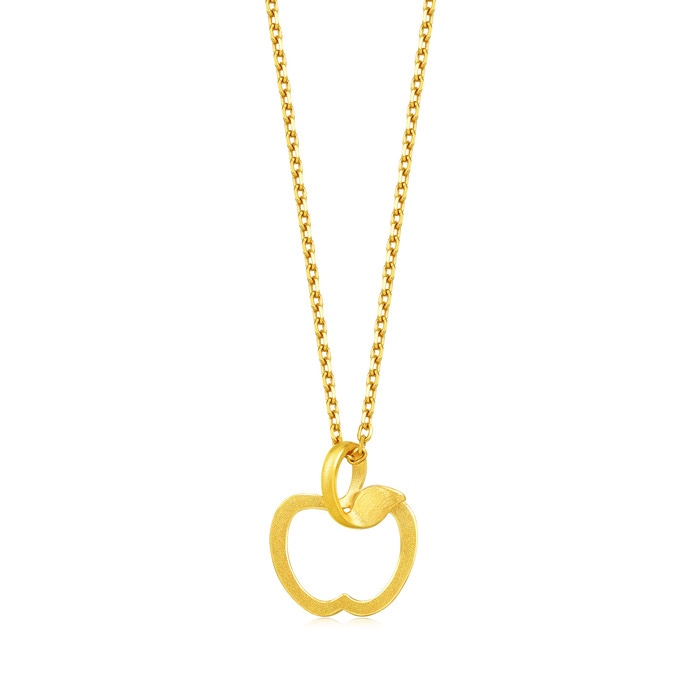 Solid Gold Pendant | Chow Sang Sang Jewellery | Love Decode | 89243P - 1