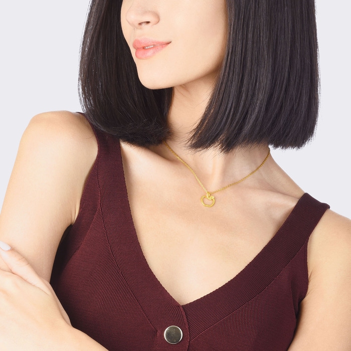 Solid Gold Pendant | Chow Sang Sang Jewellery | Love Decode | 89243P - 3