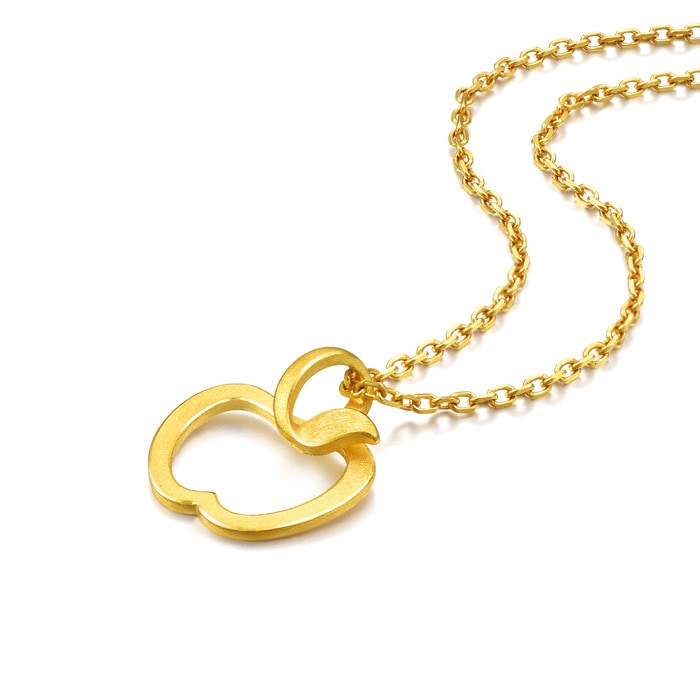 Solid Gold Pendant | Chow Sang Sang Jewellery | Love Decode | 89243P - 4