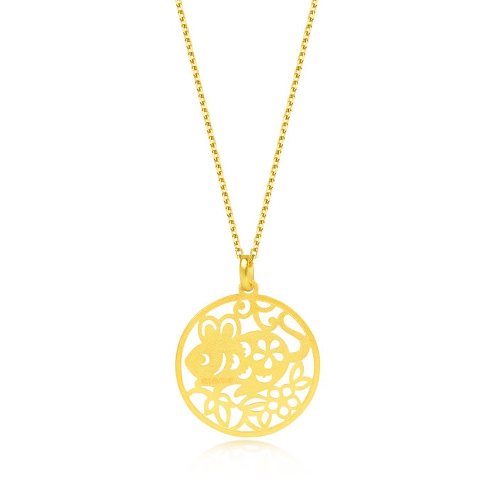 Solid Gold Pendant | Chow Sang Sang Jewellery | Chinese Gifting Collection | 89271P - 5