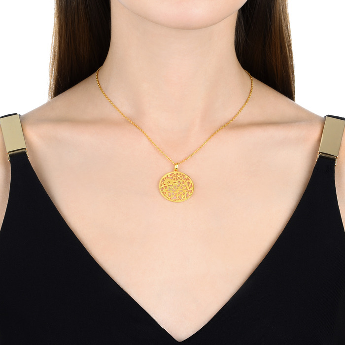 Solid Gold Pendant | Chow Sang Sang Jewellery | Chinese Gifting Collection | 89272P - 2