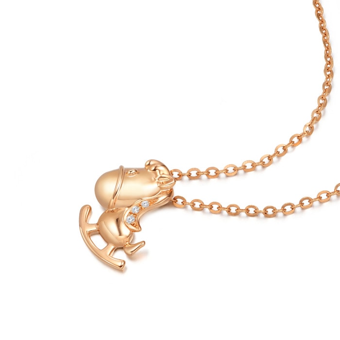 18K Rose Gold Pendant | Chow Sang Sang Jewellery | PetChat | 89805P - 4