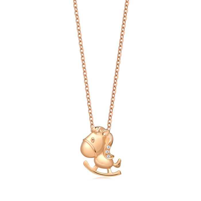 18K Rose Gold Pendant | Chow Sang Sang Jewellery | PetChat | 89805P - 1