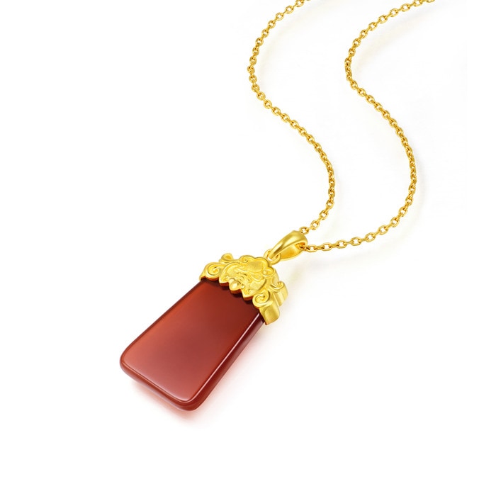 Solid Gold Pendant | Chow Sang Sang Jewellery | Cultural Blessings | 90232P - 4