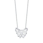 Nature' 950 Platinum Butterfly Pendant