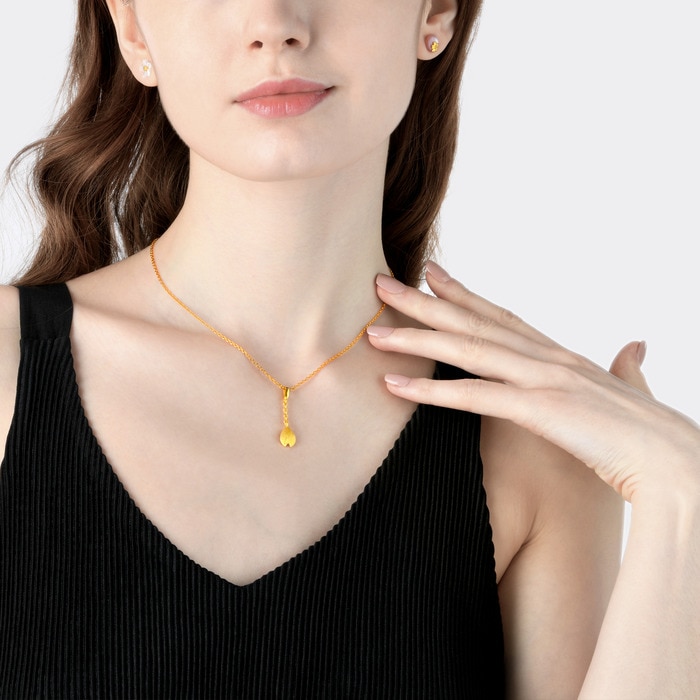 Solid Gold Pendant | Chow Sang Sang Jewellery | Daily Luxe | 90322P - 5