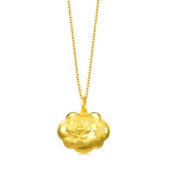 「新生篇」999.9黃金豬吊墜