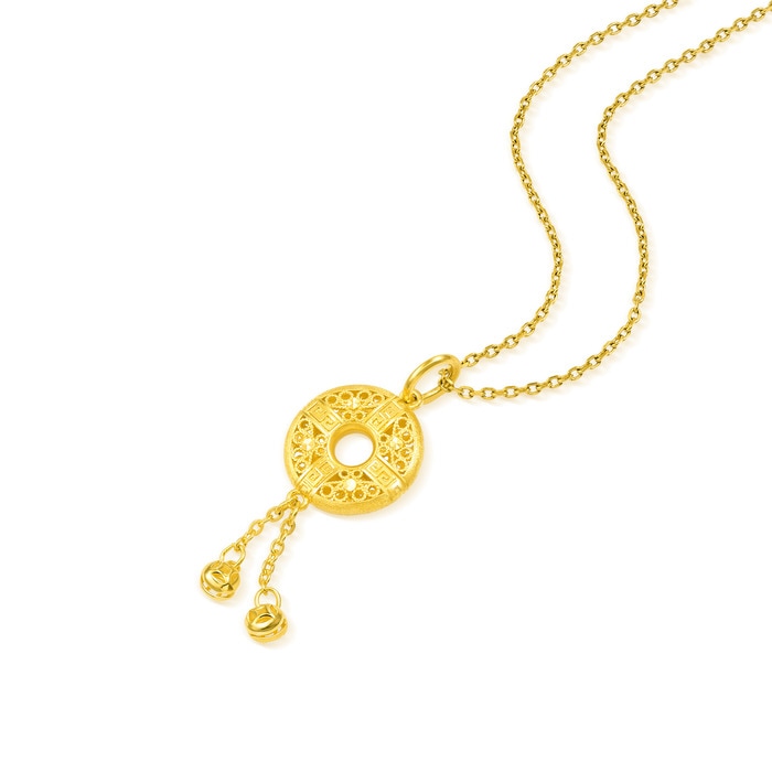 999.9黃金 吊墜 | 周生生珠寶 | Cultural Blessings 「文化祝福」 | 91007P - 4