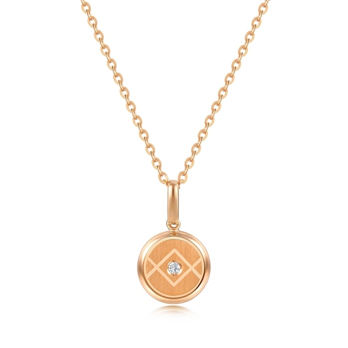 18K Rose Gold Pendant | Chow Sang Sang Jewellery | 91010P - 4