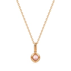 'Timeless' 18K Rose Gold Mother of Pearl Pendant