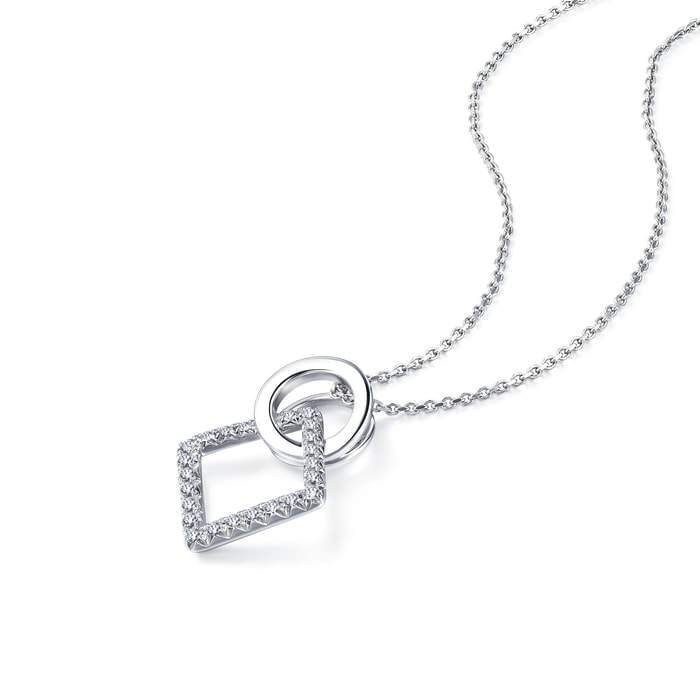 18K White Gold Pendant | Chow Sang Sang Jewellery | 91339P - 4