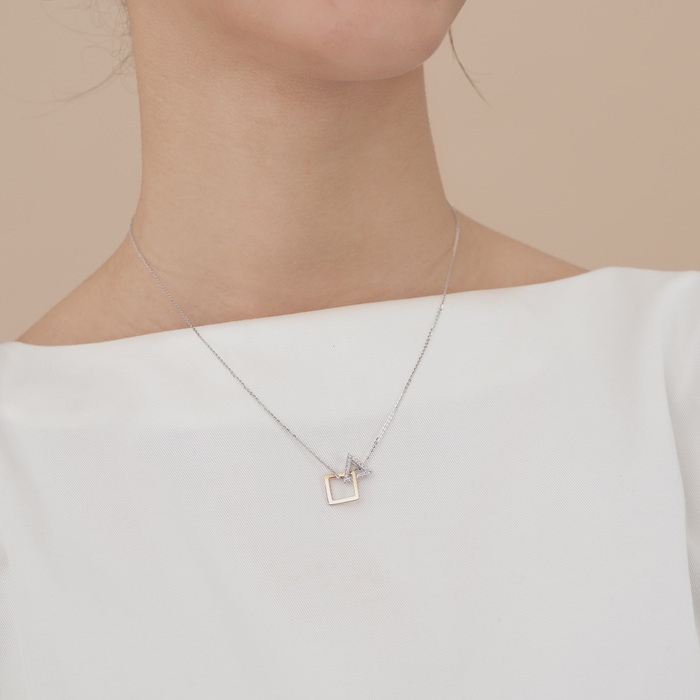 18K White & Rose Gold Pendant | Chow Sang Sang Jewellery | 91340P - 3