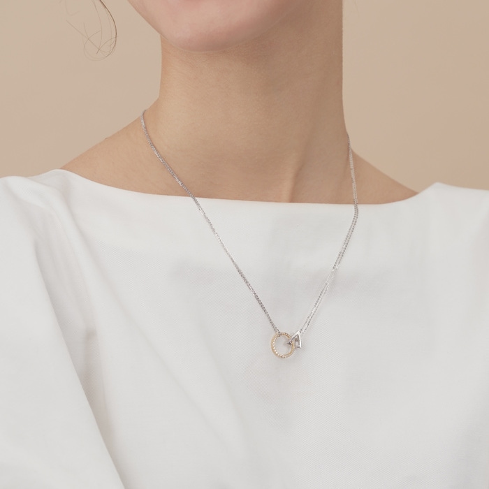 18K黃色及白色黃金 吊墜 | 周生生珠寶 | 91341P - 2