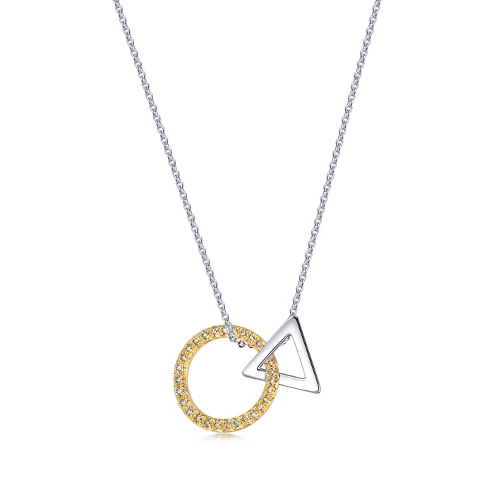 18K黃色及白色黃金 吊墜 | 周生生珠寶 | 91341P - 5