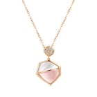 Harmony' 18K Rose Gold Mother of Pearl Pendant