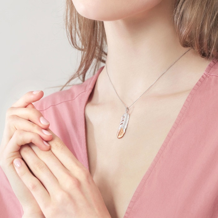 18K白色黄金及玫瑰金 吊墜 | 周生生珠寶 | Love Decode 「愛情密語 」 | 91531P - 3